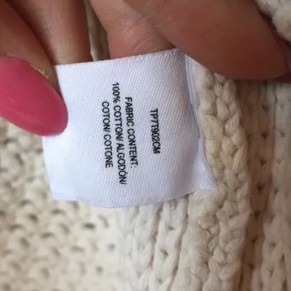 Derek Lam Crochet Lace-Up Pullover Sweater - Picture 6 of 6